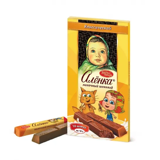 Шоколад Аленка в стиках 100 гр. Красный Октябрь