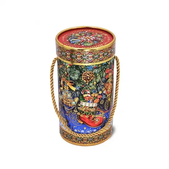 Сладкий новогодний подарок Туба Новогодние игрушки мини 600 грамм стандарт